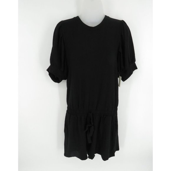 Daily Ritual Women's Puff-Sleeve Supersoft Terry Romper Large NWT - Picture 1 of 5